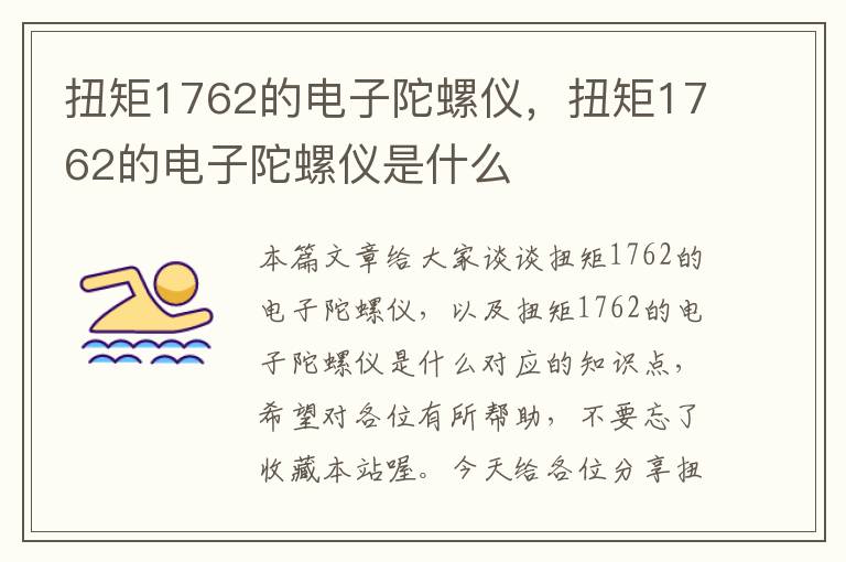 扭矩1762的电子陀螺仪，扭矩1762的电子陀螺仪是什么