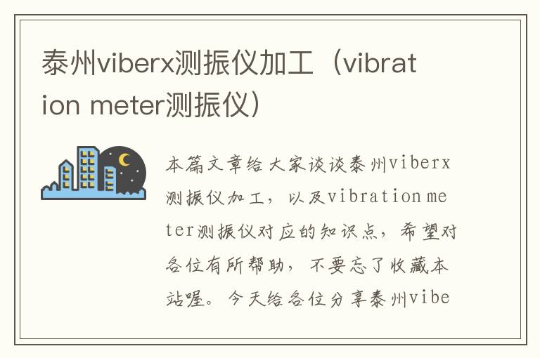 泰州viberx测振仪加工（vibration meter测振仪）