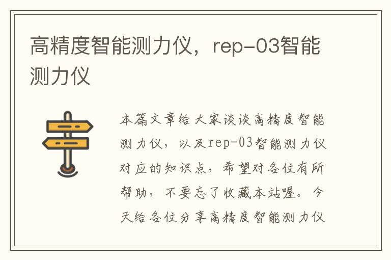 高精度智能测力仪，rep-03智能测力仪