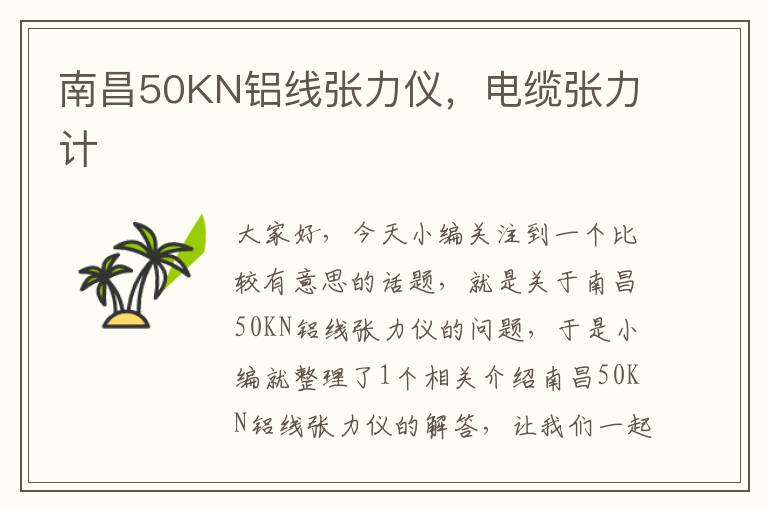 南昌50KN铝线张力仪，电缆张力计